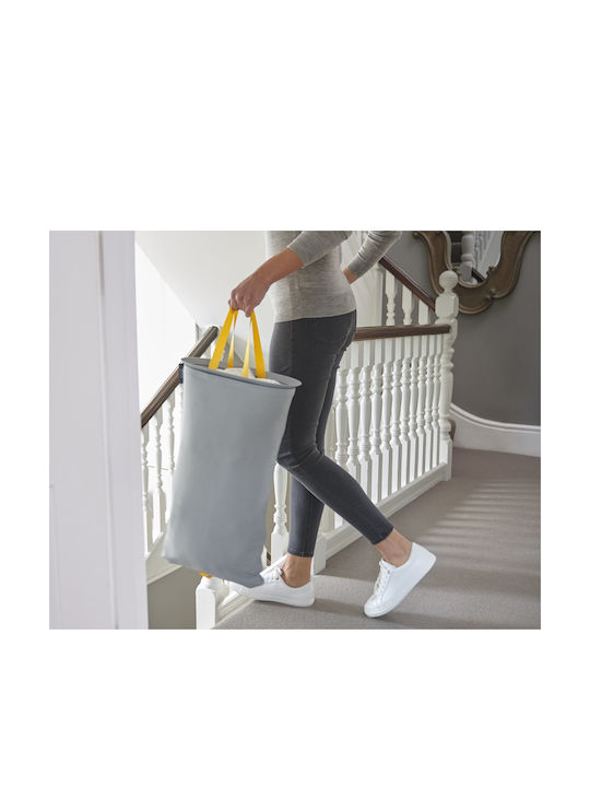 Joseph Joseph Tota Fabric Laundry Basket 60lt with Cap 39.5x39.5x71cm Gray