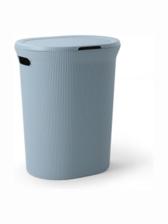 Tatay Baobab Laundry Basket Plastic with Cap 41x33x50cm Blue