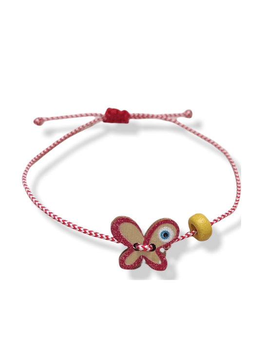 The Art of Beading Set Kids Bracelets Martakia Macrame with Butterfly & Stones