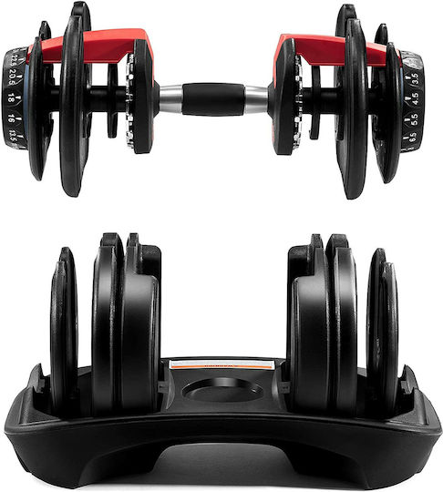 SmartBell Dumbbell 1x 24kg with Stand