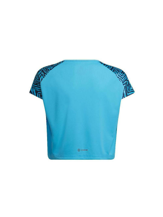 Adidas Kids Blouse Short Sleeve Light Blue