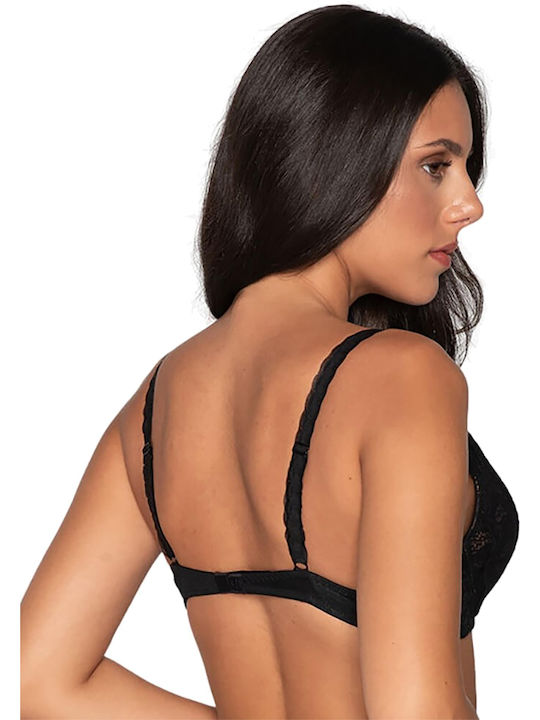 Luna Orchidea Push Up Bra Black