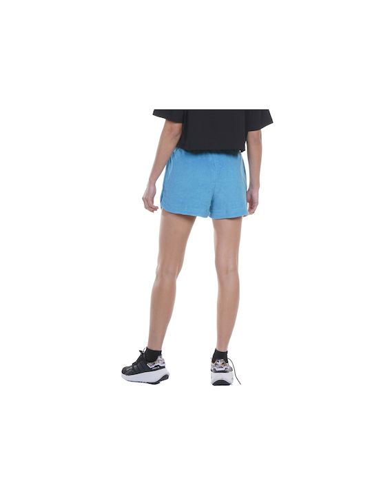 Body Action Women's Terry Sporty Shorts Blue