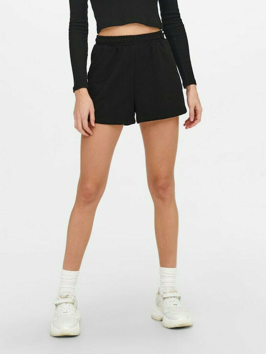 Only Women's High-waisted Sporty Shorts Black
