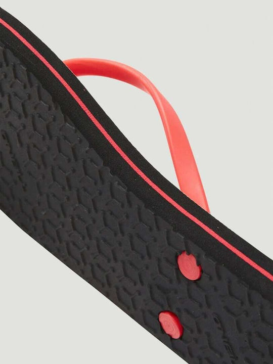 Profile Graphic Women's Flip Flops Red
