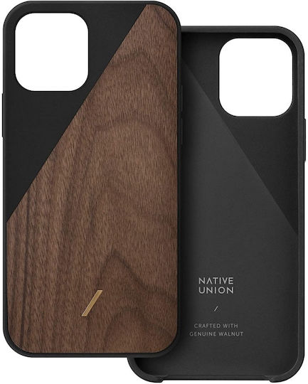 Native Union Clic Wooden Back Cover Wooden Black (iPhone 12 mini)