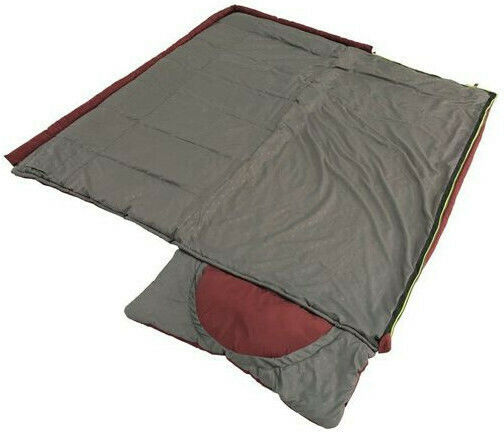 Outwell Sleeping Bag Μονό 2 Εποχών Contour Lux Deep Red