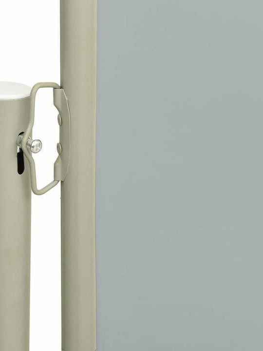 vidaXL Seitenrolloschatten Garten Gray 1.17x6m