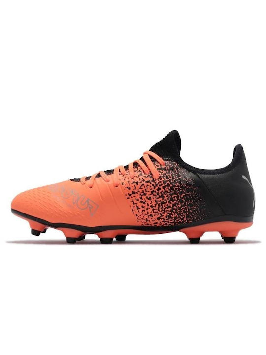 Puma Future Z 4.3 FG/AG Χαμηλά Ποδοσφαιρικά Παπούτσια με Τάπες Πορτοκαλί