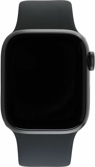 Apple Watch Series 7 Cellular Aluminium 41mm Αδιάβροχο με eSIM και Παλμογράφο (Midnight Blue)