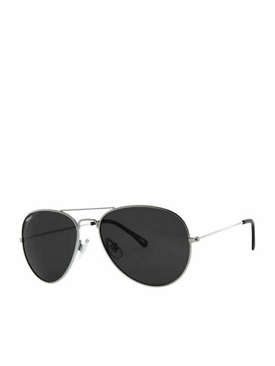 Zippo Sonnenbrillen mit Silber Rahmen und Blau Polarisiert Linse OB36-09