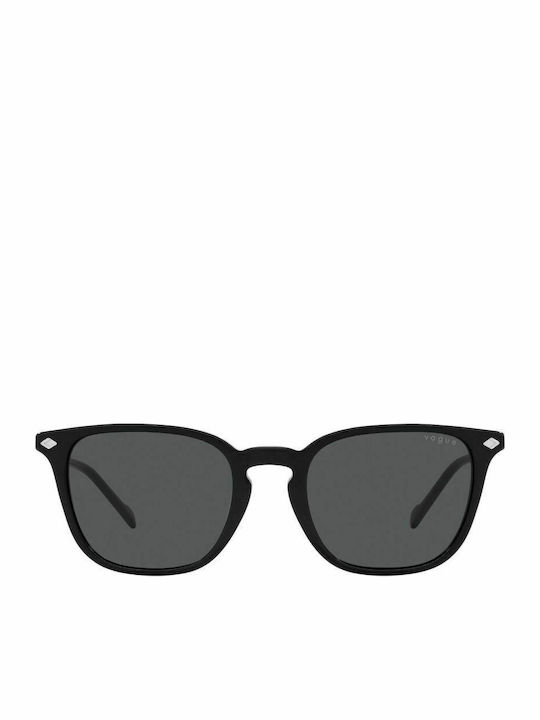 Vogue Unisex Sunglasses With Black Horn-Rimmed Frame And Grey Lens VO5431S W44/87