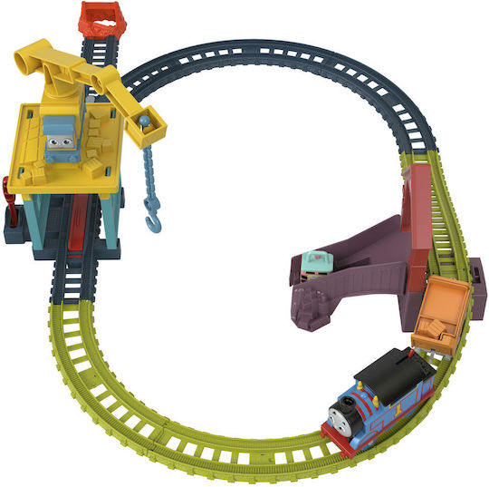 Fisher Price Thomas & Friends Track and Repair Station with Carly and Sandy Set with Train for 3+ years+ Years