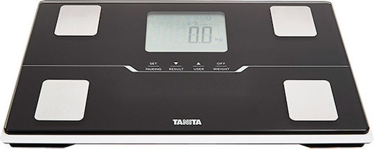 Tanita BC-401 Smart Bathroom Scale with Body Fat Counter & Bluetooth Black