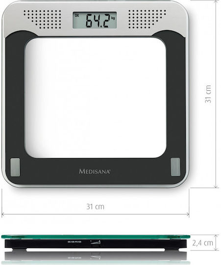 Medisana PS 425 Digital Bathroom Scale Black