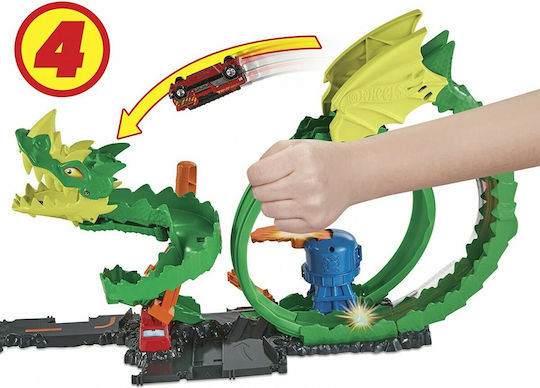 Hot Wheels Сити Дракон с Луп Писта за 5+ Години