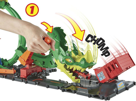 Hot Wheels Сити Дракон с Луп Писта за 5+ Години