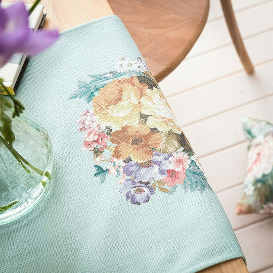 Gofis Home Runner Jocasta 414 Turquoise 40x150cm