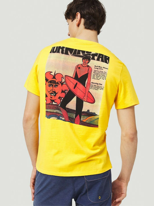 O'neill Surf Gear Men's T-Shirt with Logo Yellow