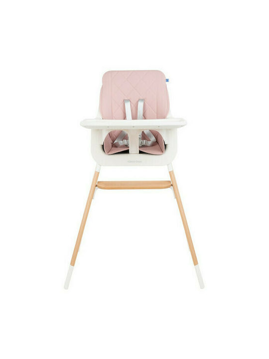 Kikka Boo Modo Highchair 2 in 1 & Leatherette Seat Pink