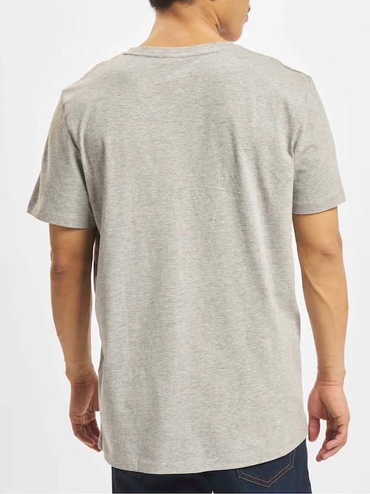 Jack & Jones Ανδρικό T-shirt LIGHT GREY MELANGE με Στάμπα