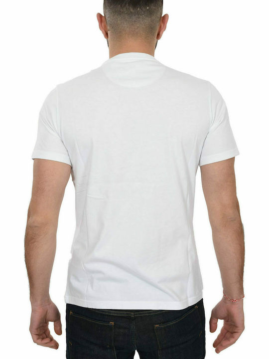 Barbour T-shirt Bărbătesc cu Mânecă Scurtă Alb MTS0369WH11