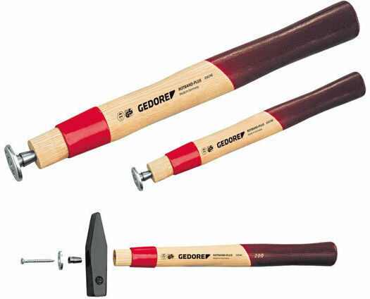 Gedore E600E Bastonaș Din Lemn Adze Pentru Ciocane Rotband-Plus 200gr 28cm