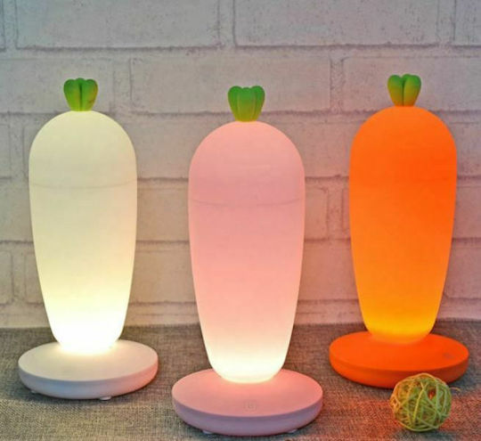 Lampă decorativă pentru copii Atingere Morcov Portocaliu