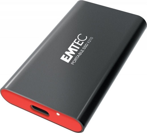 Emtec X210 Elite USB-C External 2.5" SSD 512GB Black