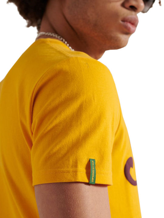 Collegiate Graphic Tricou Galben