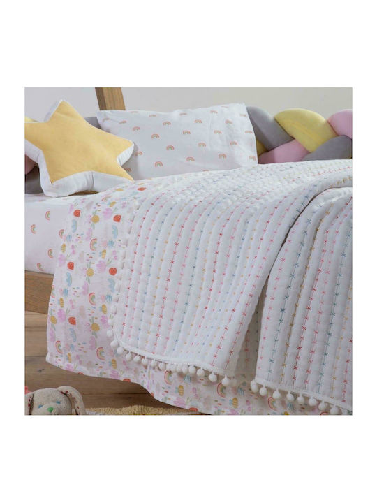 Nef-Nef Homeware Baby Quilt Miracle 110x150cm Multicolour