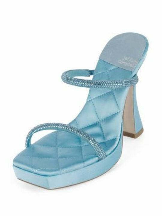 Jeffrey Campbell Movie Πέδιλα με Στρας Γαλάζια