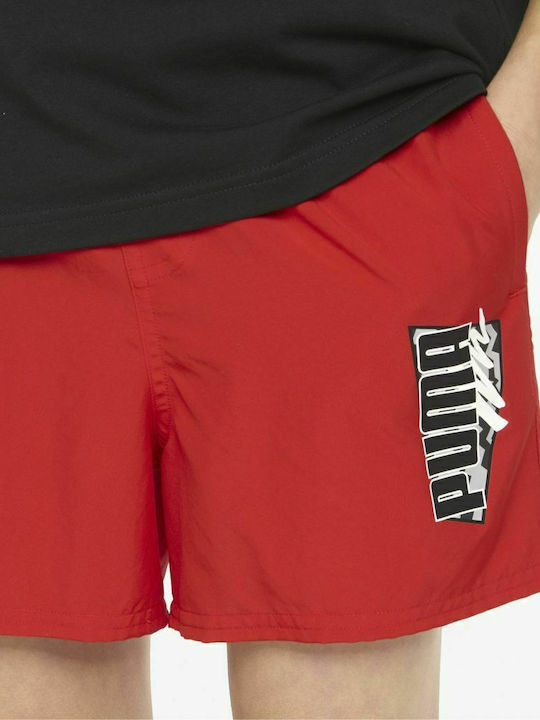 PUMA ESS+ Παιδικό Μαγιό Βερμούδα / Σορτς Κόκκινο