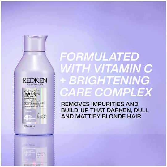 Redken Blondage High Bright Шампоан за Запазване на Цвета за Оцветена Коса 300ml
