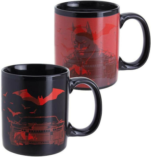 Paladone DC: The Batman Heat Change Mug Ceramic Black Paladone DC: The Batman Heat Change Mug Ceramic Black