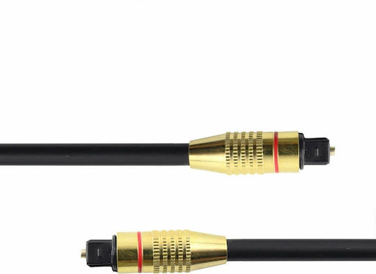 Optical Audio Cable TOS male - TOS male Μαύρο 5m (18361)
