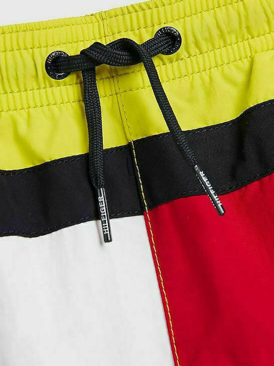 Tommy Hilfiger Flag Costum de baie pentru copii Pantaloni scurți de înot Galben