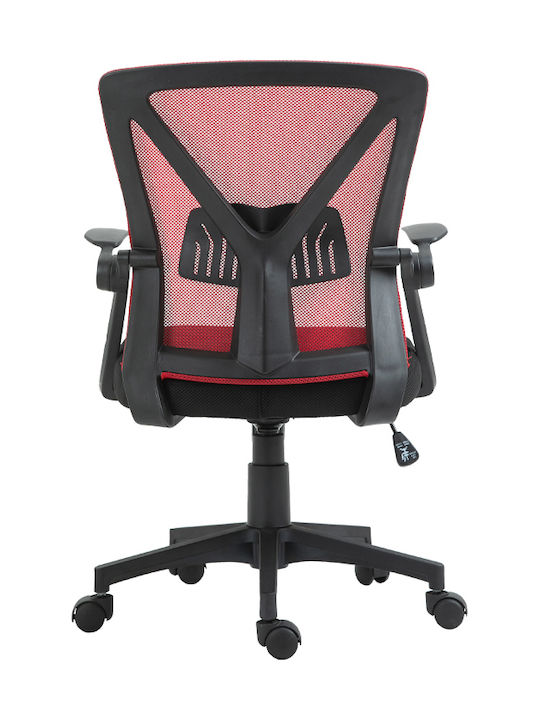 Fylliana Fylliana Office Chair with Adjustable Arms Red