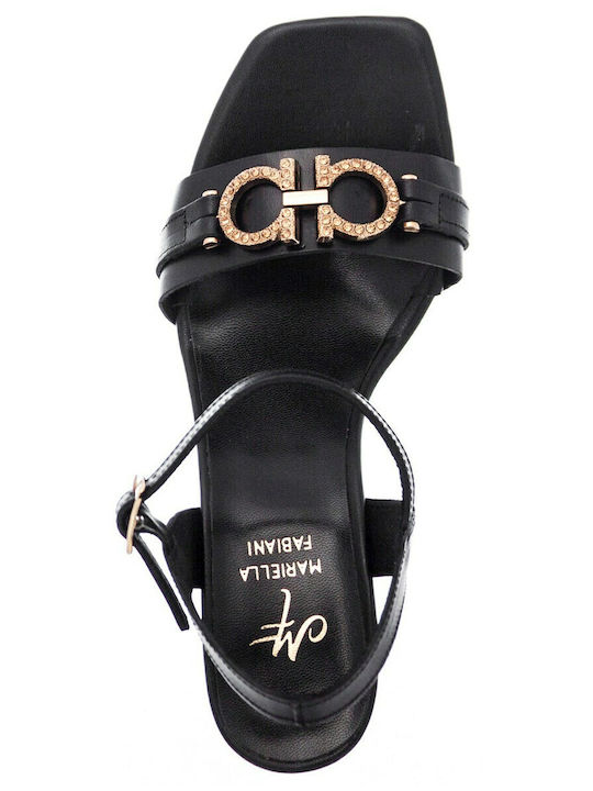 Leather Sandals Black