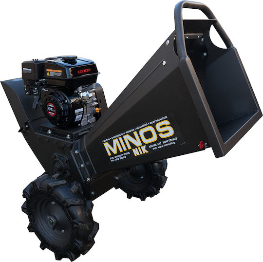 Minos Nik Mini Θρυμματιστής Κλαδιών Βενζίνης με Κινητήρα Loncin