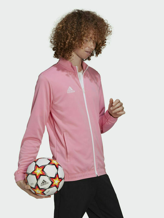 Men's Cardigan with Hood Pink