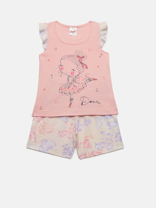 Minerva Pijama pentru copii De vară Roz