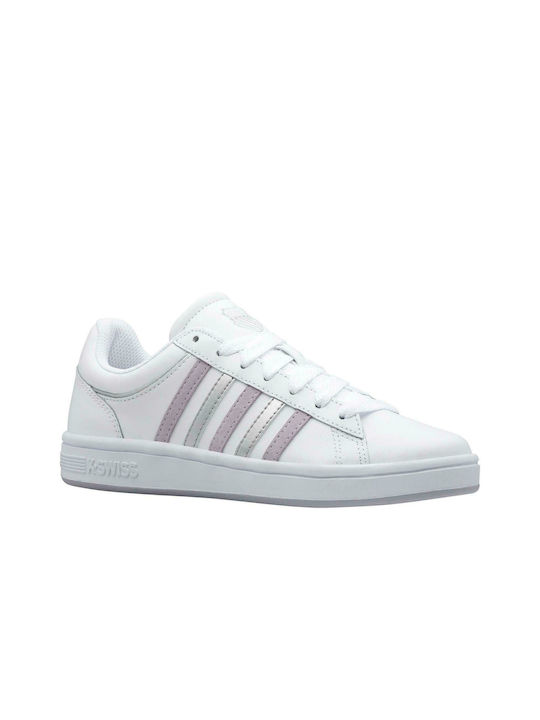 K-Swiss Court Winston Femei Sneakers Albe