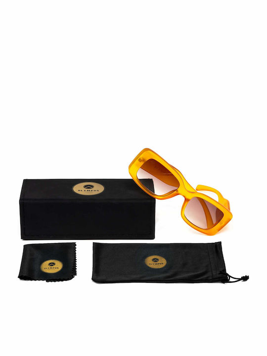 Olympus Sunglasses Ariadne Women's Sunglasses with Plastic Frame Orange 02-073
