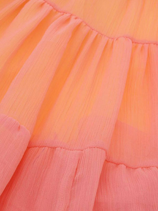 Children's Dress Sleeveless Orange