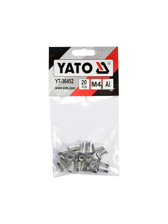 Yato Πριτσίνια Αλουμινίου 20τμχ