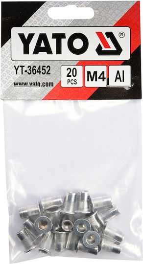 Yato Πριτσίνια Αλουμινίου M11mm 20τμχ