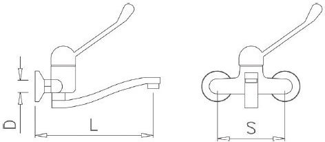 Fricosmos Commercial Use Faucet H24cm