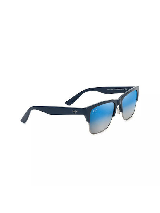 Maui Jim Perico Sunglasses with Blue Frame with Polarized Lens 853-03