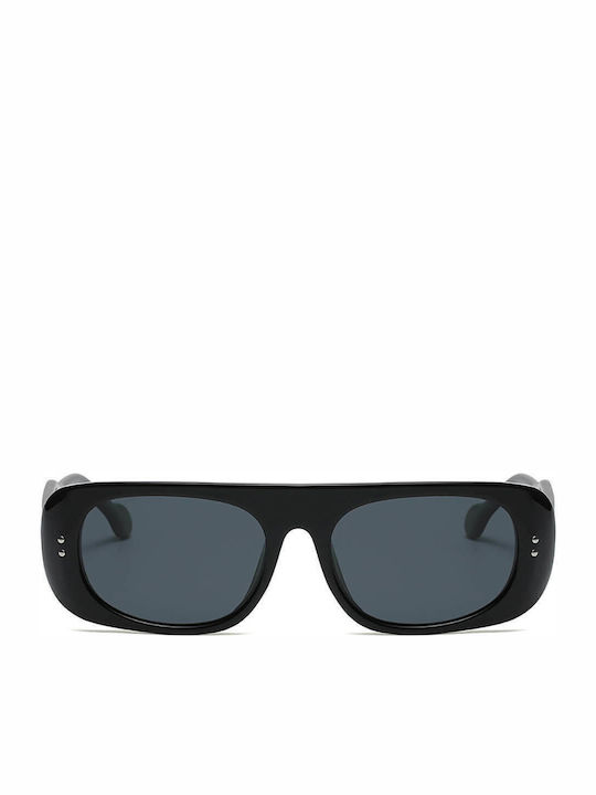 Moscow Mule Moscow Sunglasses with Black Plastic Frame and Black Polarized Lens MM/ZC108/1